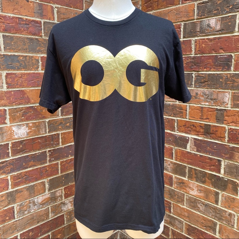 Vandal-A Industries Black/Gold OG Shirt Size Large